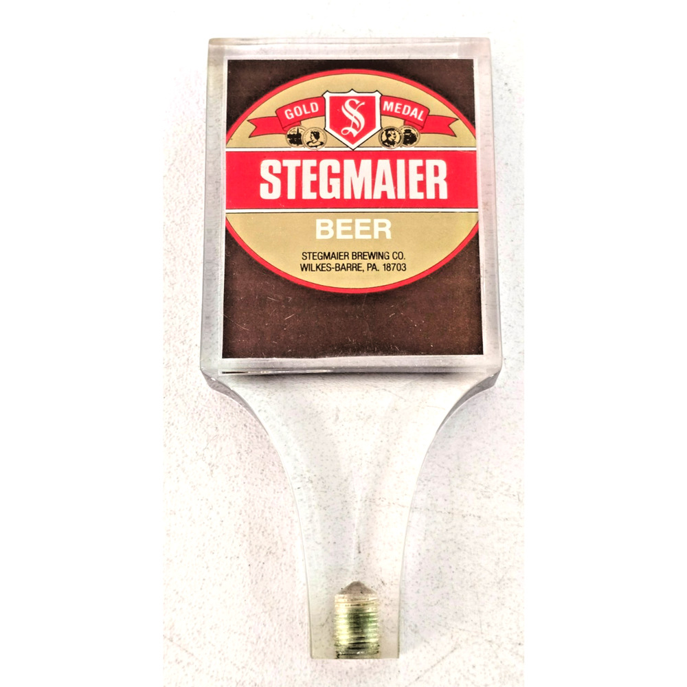 Stegmaier Gold Medal Acrylic Beer Tap Handle